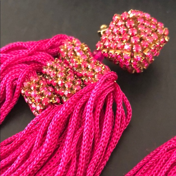 COPY - SACHIN & BABI CRYSTAL DUPIO DROP TASSEL EA… - Picture 5 of 12